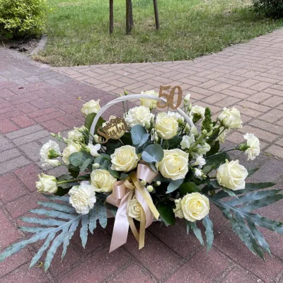 Kosz kwiatów mieszanych