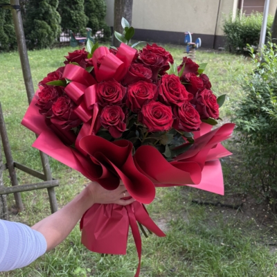 Bukiet z 30 czerwonych róż