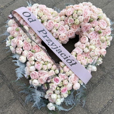 Wieniec Serce-PINK