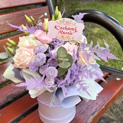 Flowerbox lawendowy